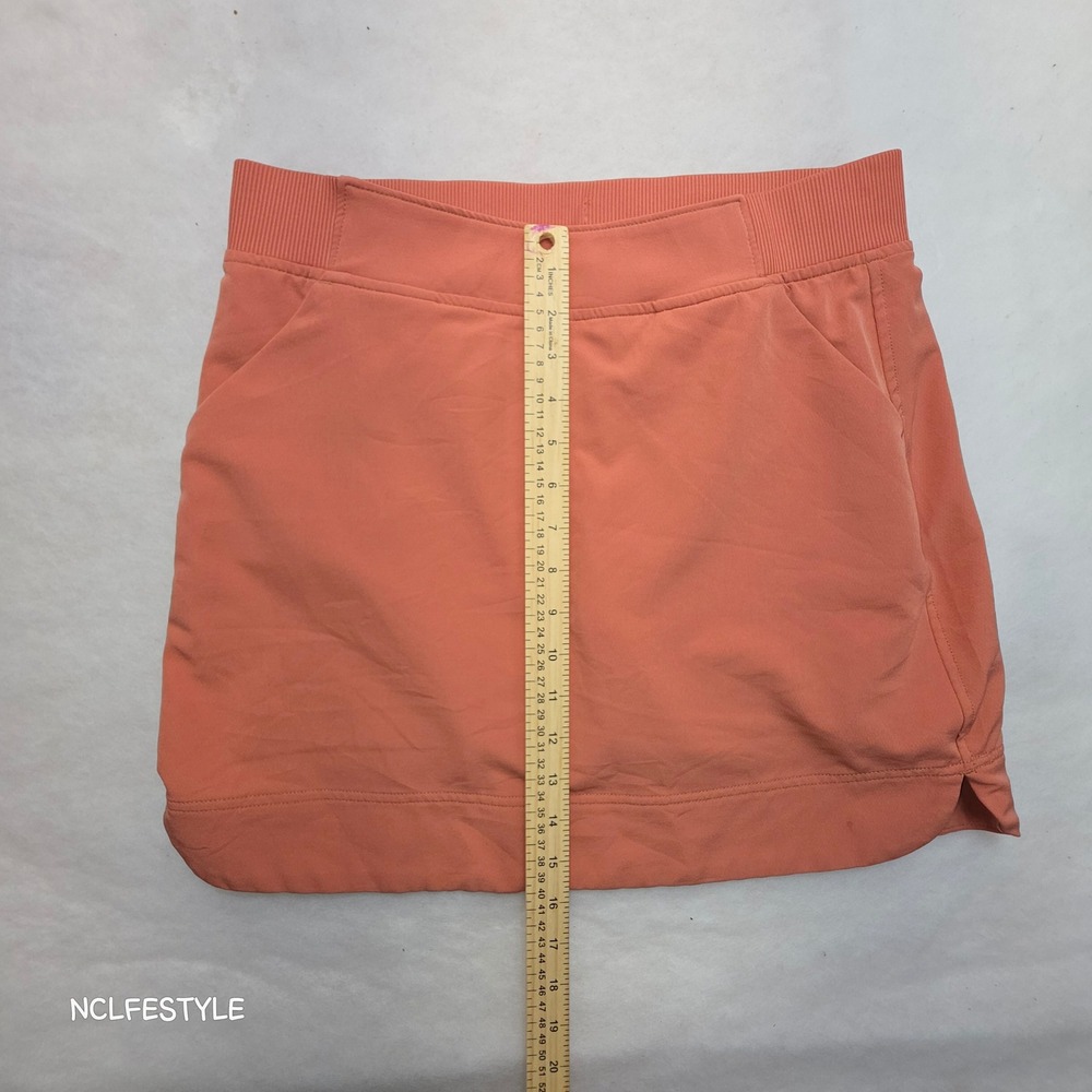 32 Degrees Cool Womens Coral Orange Athletic Skort Size S T218956 Pocketed Skirt - Picture 2 of 6